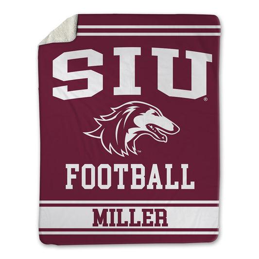 SIU Carbondale - NCAA Football : Camron Miller - Blanket-0