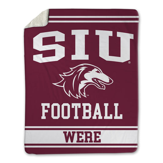 SIU Carbondale - NCAA Football : Jonah Were - Blanket-0