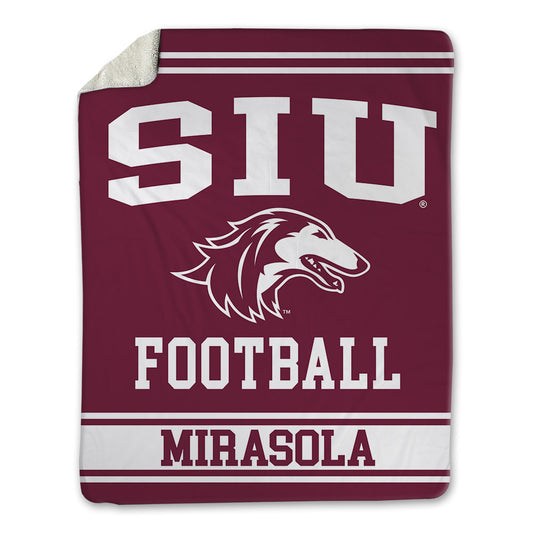 SIU Carbondale - NCAA Football : Jc Mirasola - Blanket-0