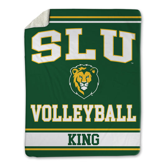 SLU - NCAA Women's Volleyball : Claire King - Blanket-0