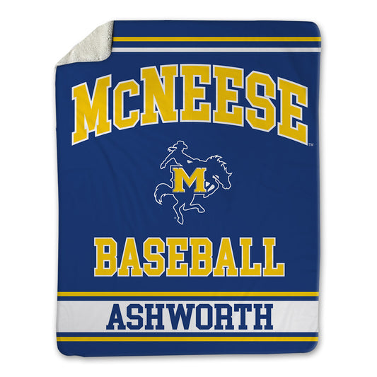 McNeese State - NCAA Baseball : Reese Ashworth - Blanket-0