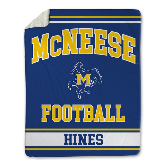 McNeese State - NCAA Football : Kesean Hines - Blanket-0