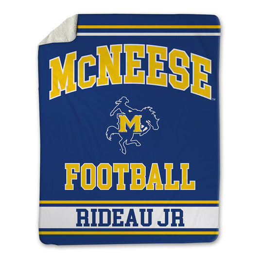 McNeese State - NCAA Football : Kevin Rideau Jr - Blanket-0