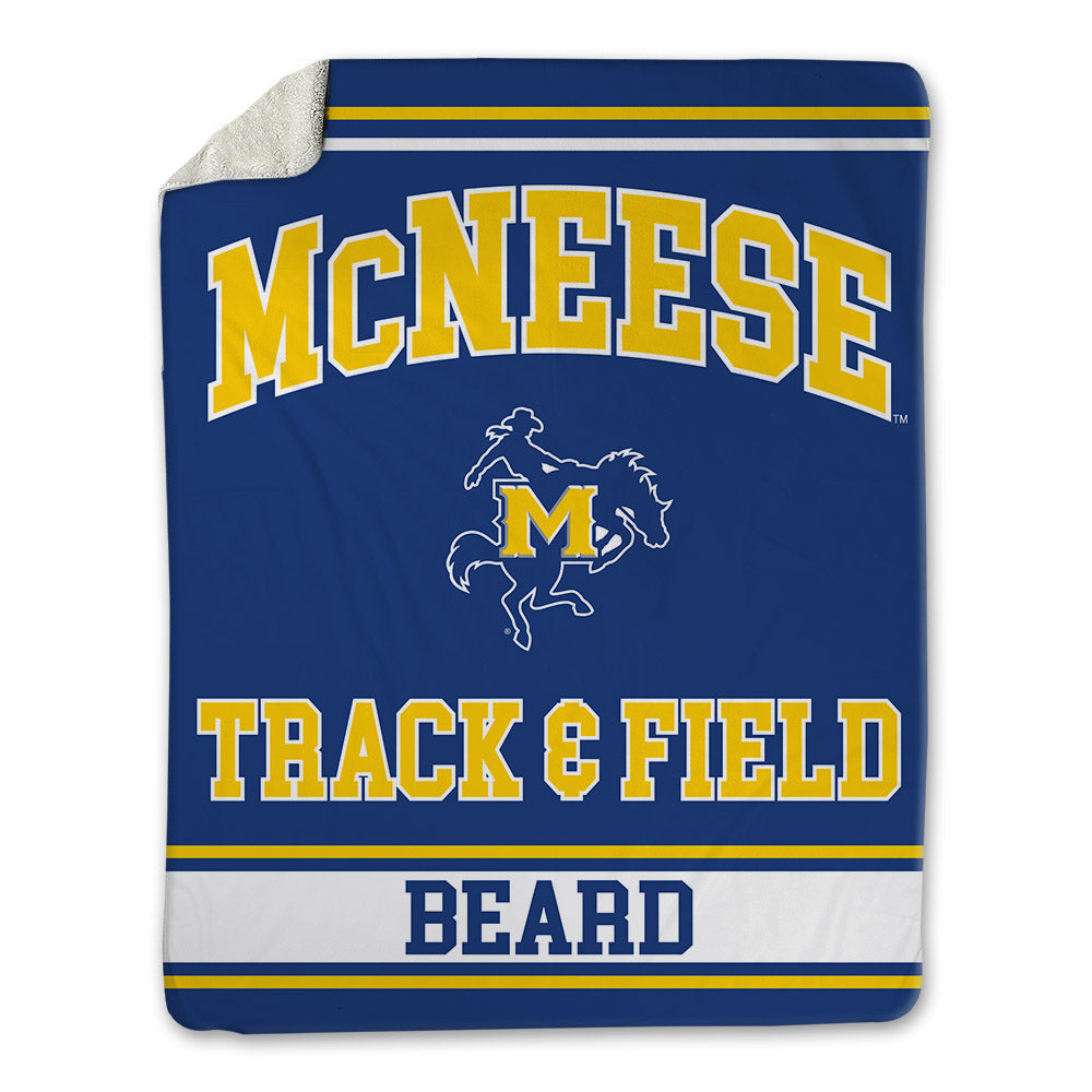 McNeese State - NCAA Men's Track & Field : Tanny Beard - Blanket-0