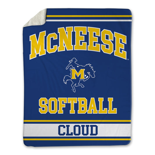 McNeese State - NCAA Softball : Rylee Cloud - Blanket-0