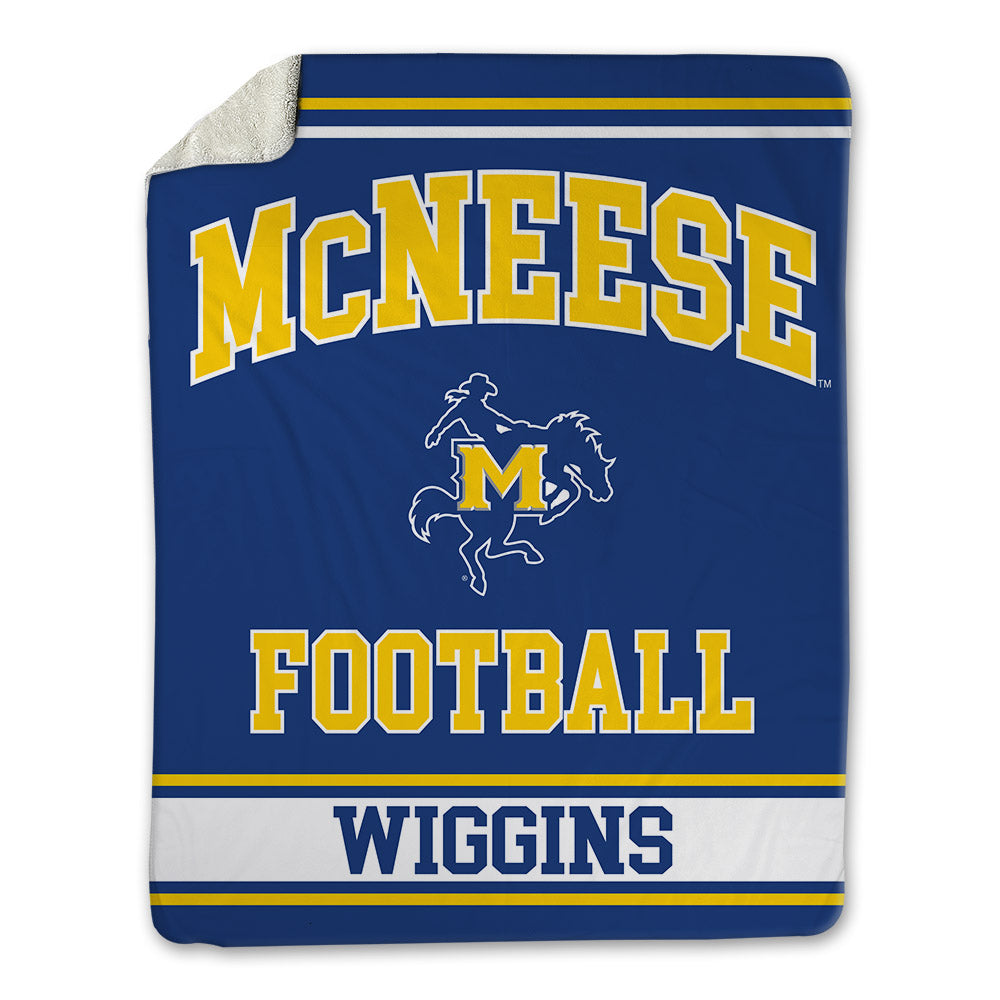 McNeese State - NCAA Football : Omiri Wiggins - Blanket-0