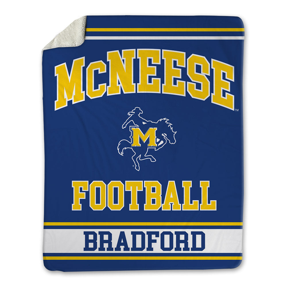 McNeese State - NCAA Football : Trevon Bradford - Blanket-0