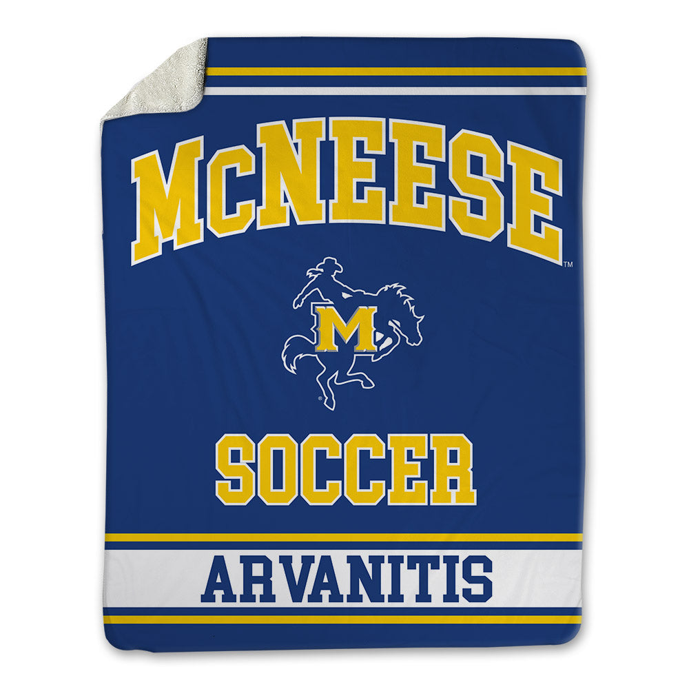 McNeese State - NCAA Women's Soccer : Alexandra Arvanitis - Blanket-0