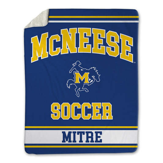 McNeese State - NCAA Women's Soccer : Vitoria Mitre - Blanket-0