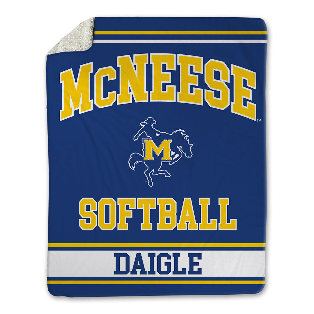 McNeese State - NCAA Softball : Malayna Daigle - Blanket-0
