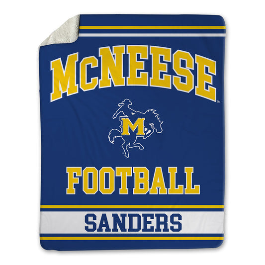 McNeese State - NCAA Football : Carlos Sanders - Blanket-0