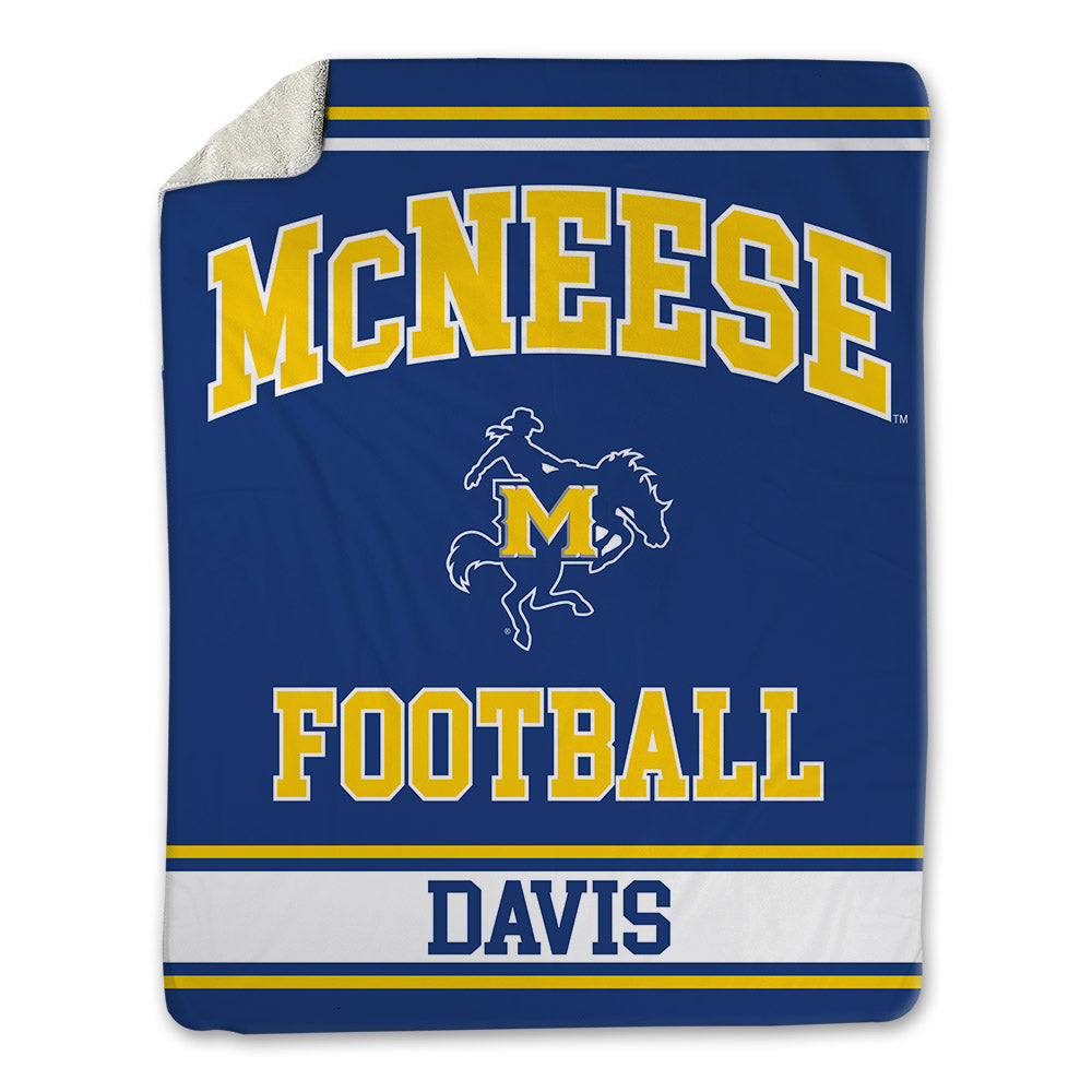 McNeese State - NCAA Football : Dawson Davis - Blanket-0