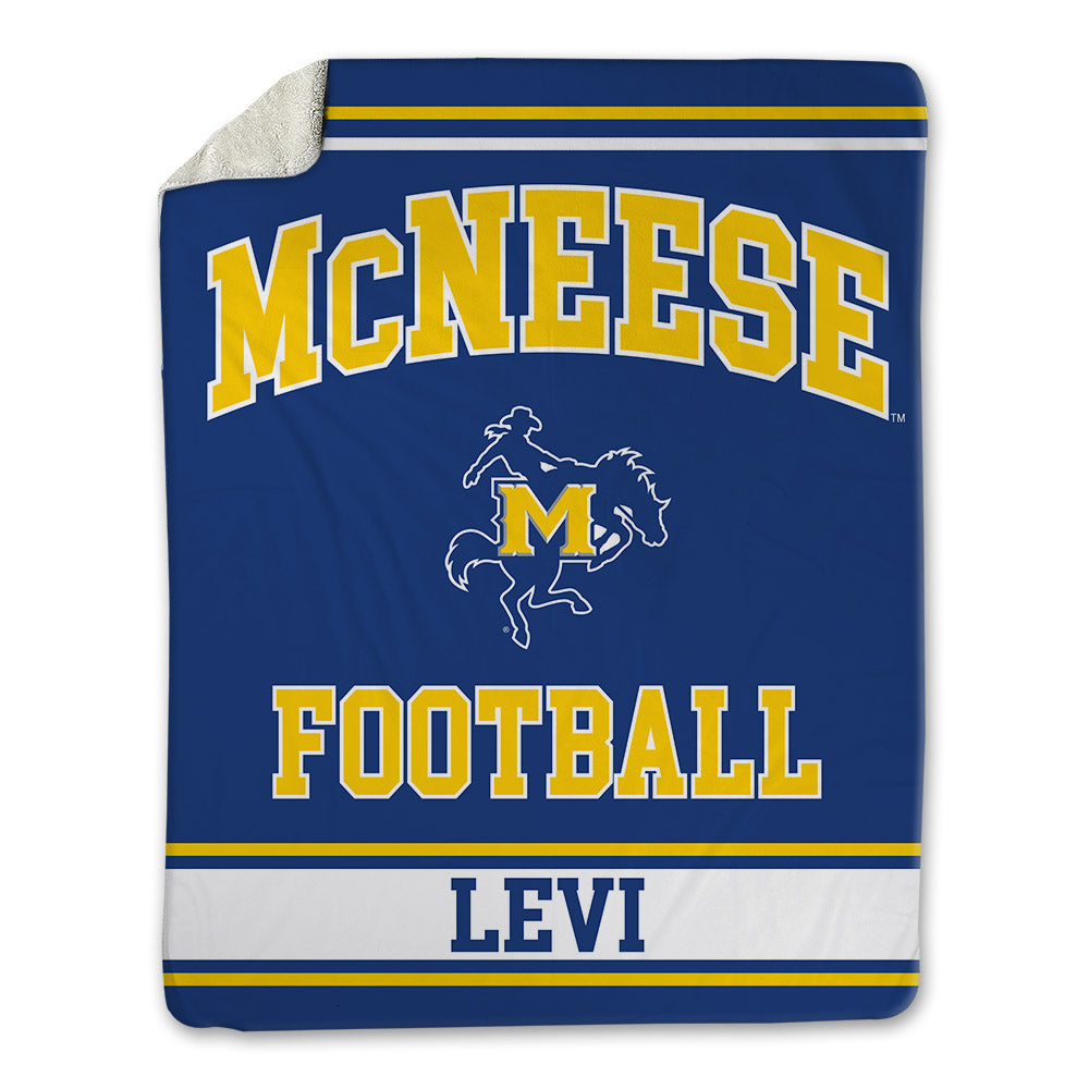 McNeese State - NCAA Football : Jamaal Levi - Blanket-0