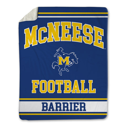 McNeese State - NCAA Football : Brady Barrier - Blanket-0