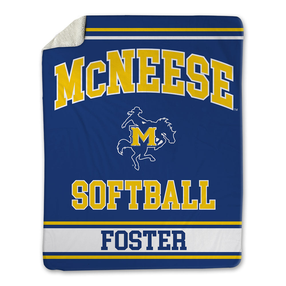 McNeese State - NCAA Softball : Morgan Foster - Blanket-0