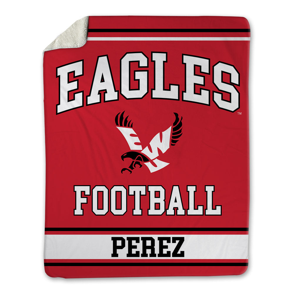 Eastern Washington - NCAA Football : Isaiah Perez - Blanket-0