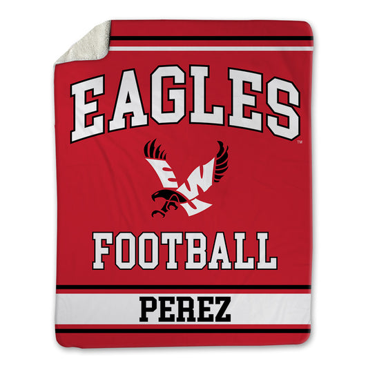 Eastern Washington - NCAA Football : Isaiah Perez - Blanket-0