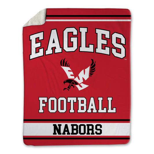 Eastern Washington - NCAA Football : Israel Nabors - Blanket-0