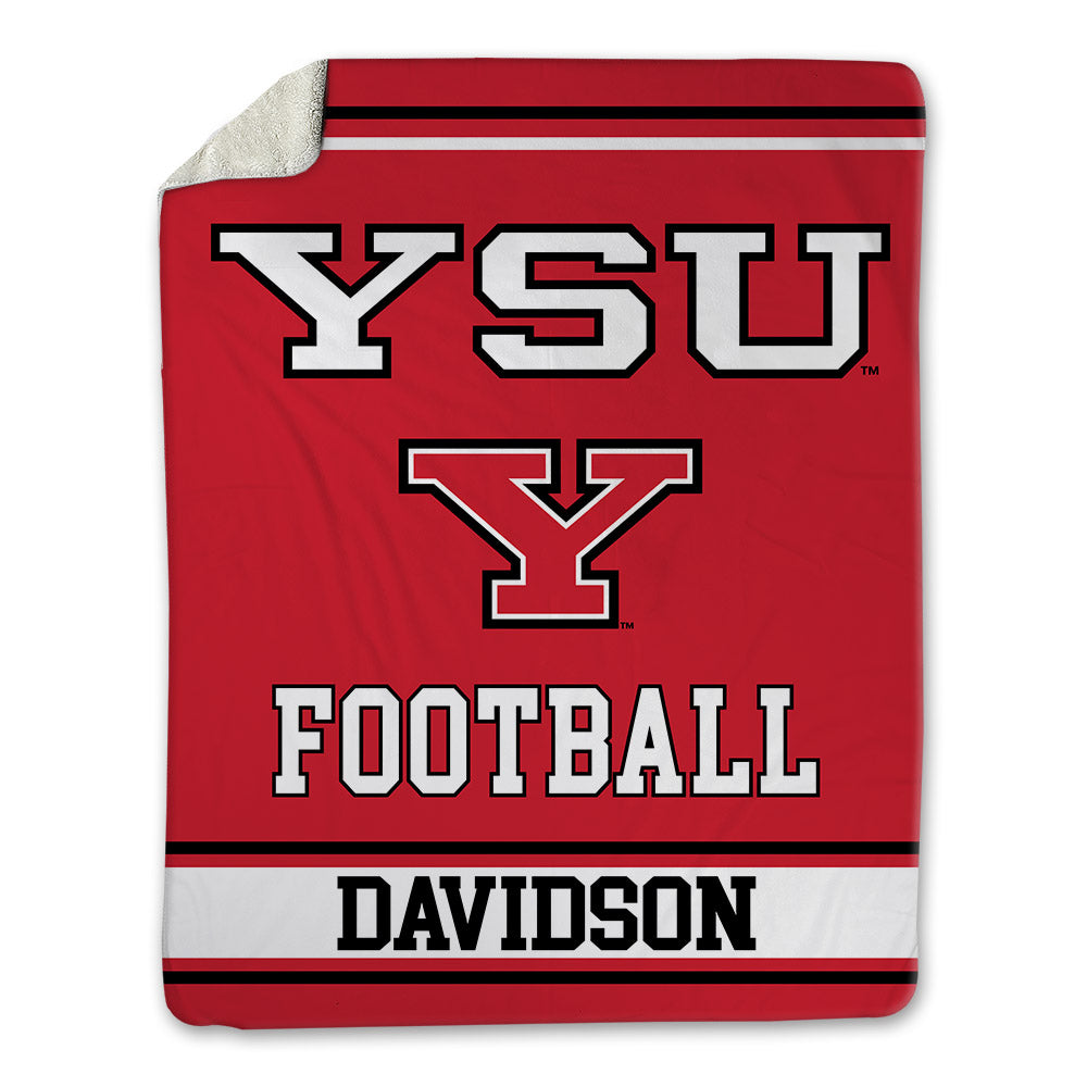 Youngstown State - NCAA Football : Ross Davidson - Blanket-0
