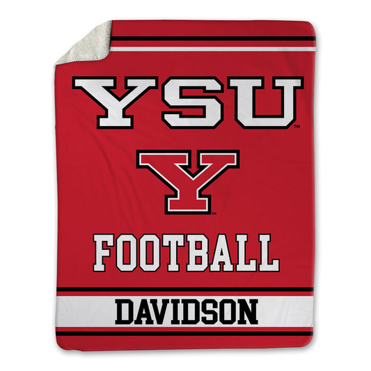 Youngstown State - NCAA Football : Ross Davidson - Blanket-0