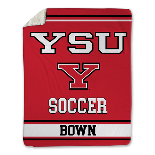 Youngstown State - NCAA Women's Soccer : Nicole Bown - Blanket-0