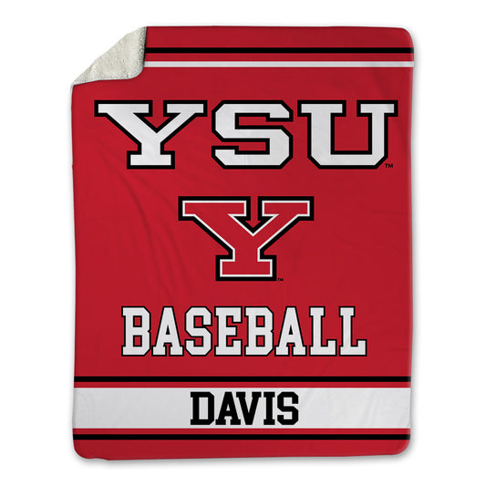 Youngstown State - NCAA Baseball : Bo Davis - Blanket-0