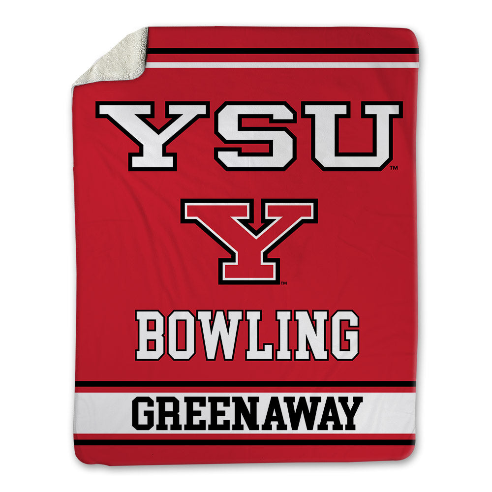 Youngstown State - NCAA Women's Bowling : Kaitlyn Greenaway - Blanket-0