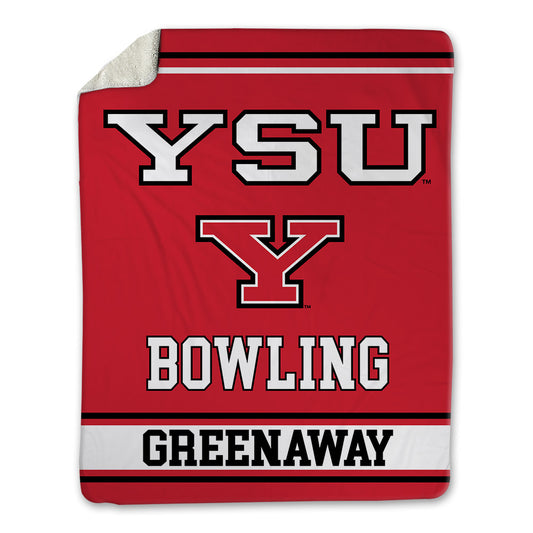 Youngstown State - NCAA Women's Bowling : Kaitlyn Greenaway - Blanket-0