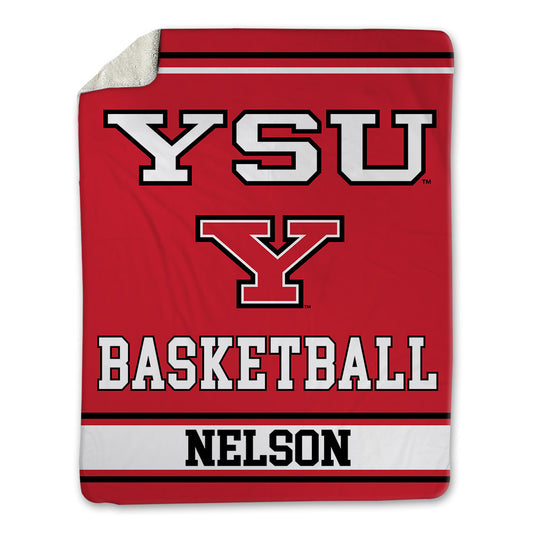 Youngstown State - NCAA Men's Basketball : Jason Nelson - Blanket-0