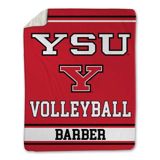 Youngstown State - NCAA Women's Volleyball : Korina Barber - Blanket-0