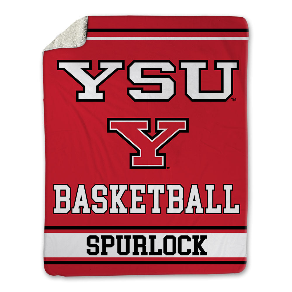 Youngstown State - NCAA Men's Basketball : Jacob Spurlock - Blanket-0