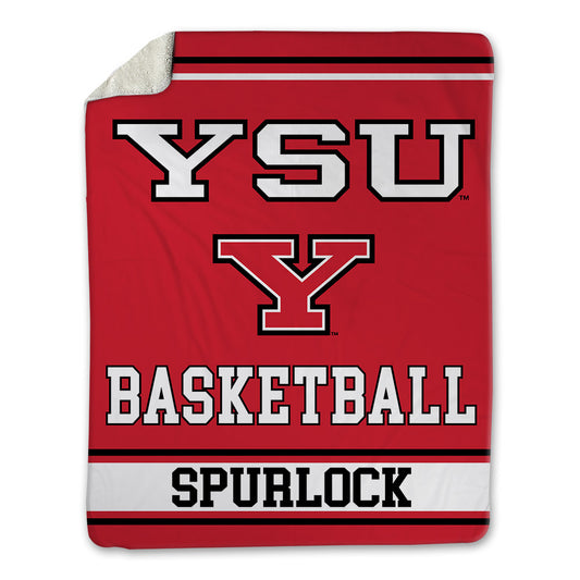 Youngstown State - NCAA Men's Basketball : Jacob Spurlock - Blanket-0