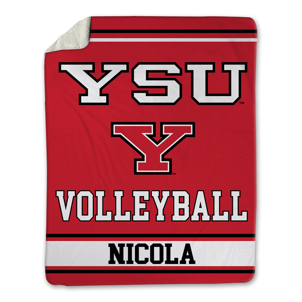 Youngstown State - NCAA Women's Volleyball : Journey Nicola - Blanket-0
