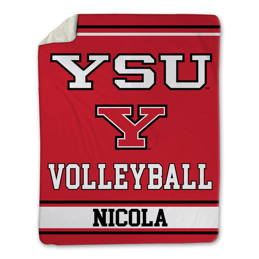Youngstown State - NCAA Women's Volleyball : Journey Nicola - Blanket-0