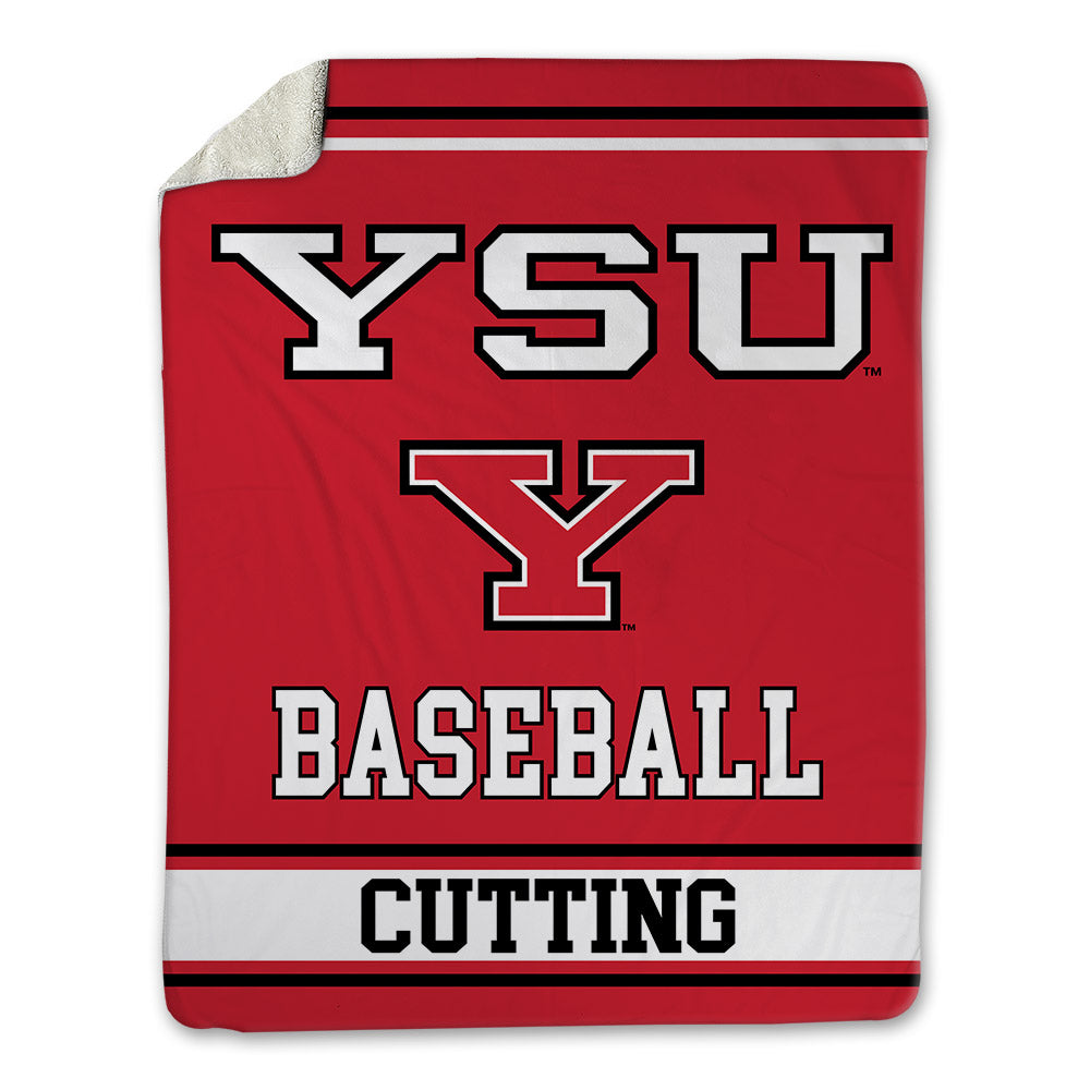Youngstown State - NCAA Baseball : Garrett Cutting - Blanket-0