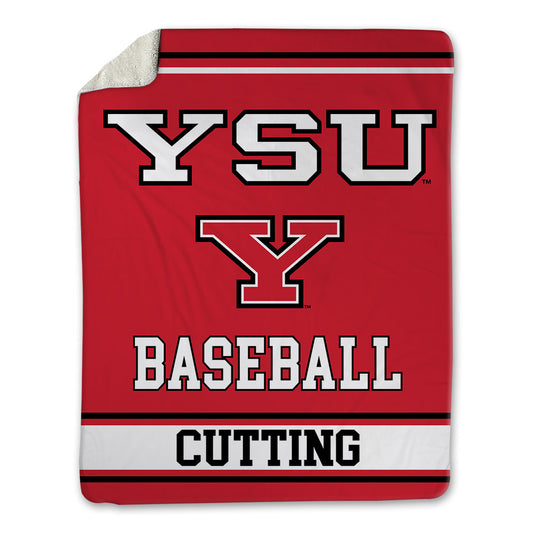 Youngstown State - NCAA Baseball : Garrett Cutting - Blanket-0
