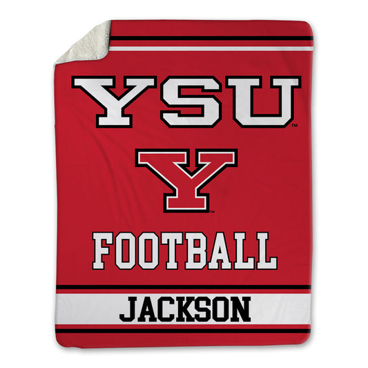 Youngstown State - NCAA Football : Naim Jackson - Blanket-0