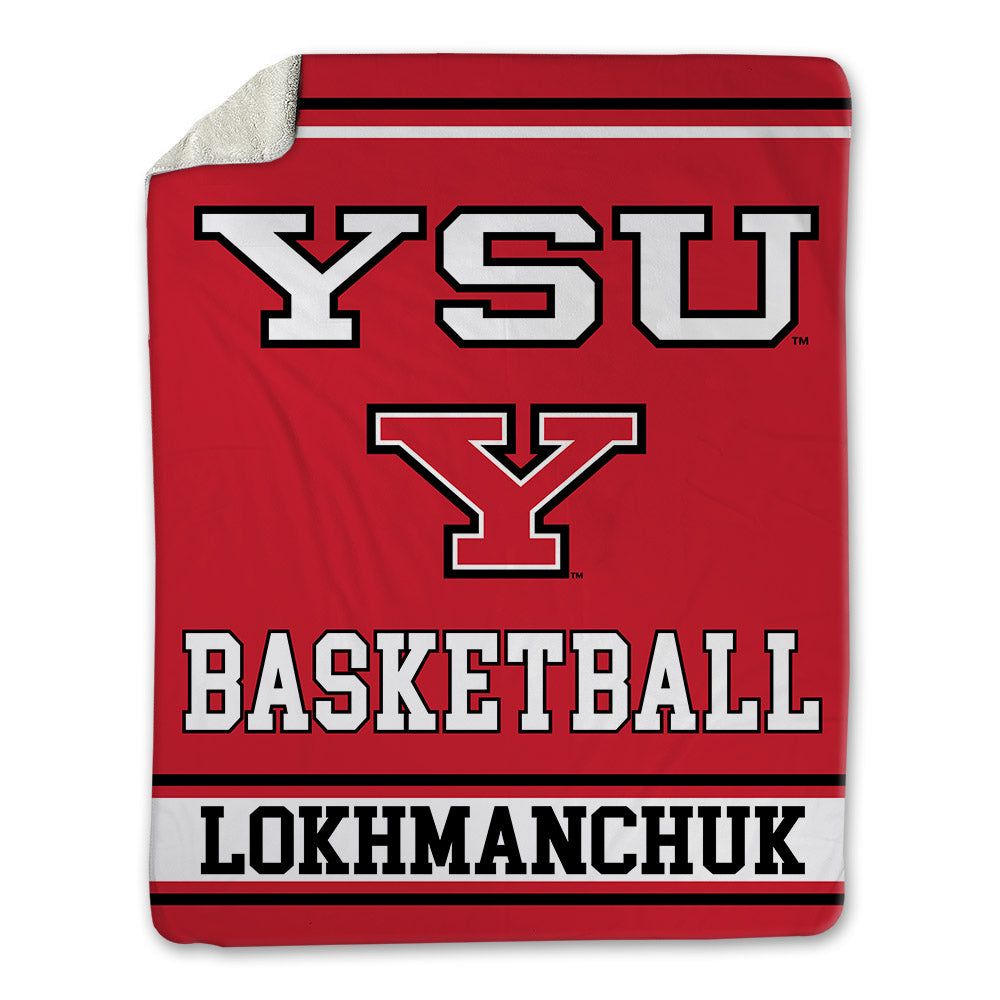 Youngstown State - NCAA Men's Basketball : Luka Lokhmanchuk - Blanket-0