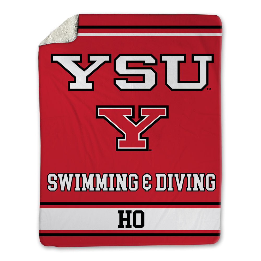 Youngstown State - NCAA Women's Swimming & Diving : HUNG-YI Ho - Blanket-0