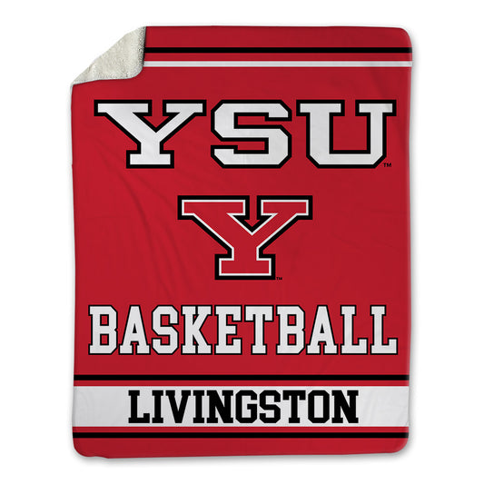 Youngstown State - NCAA Men's Basketball : Jamar Livingston - Blanket-0