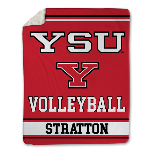 Youngstown State - NCAA Women's Volleyball : Ava Stratton - Blanket-0