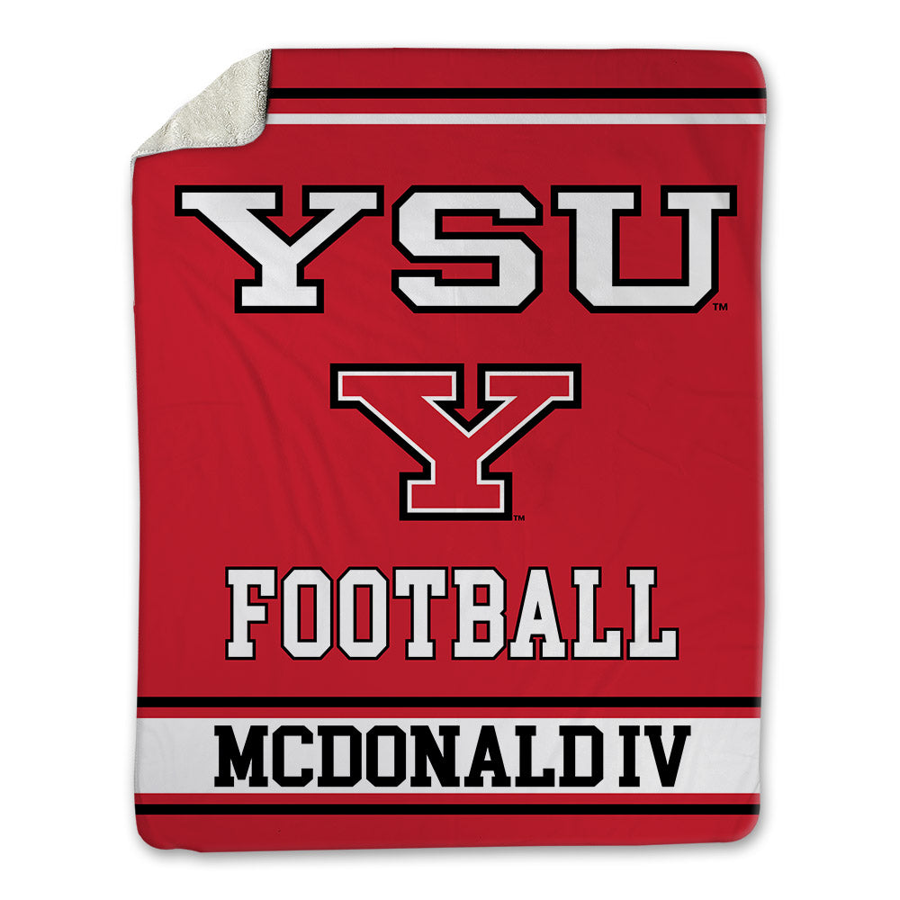 Youngstown State - NCAA Football : Alex McDonald IV - Blanket-0