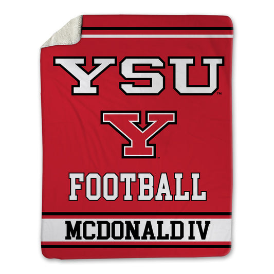 Youngstown State - NCAA Football : Alex McDonald IV - Blanket-0