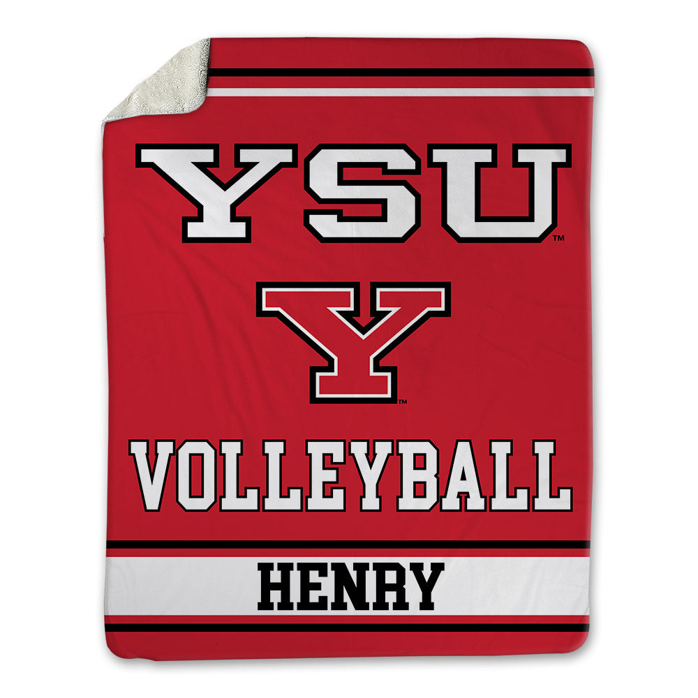 Youngstown State - NCAA Women's Volleyball : Izzy Henry - Blanket-0