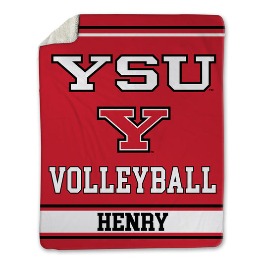Youngstown State - NCAA Women's Volleyball : Izzy Henry - Blanket-0