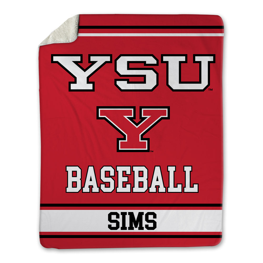Youngstown State - NCAA Baseball : Kyan Sims - Blanket-0