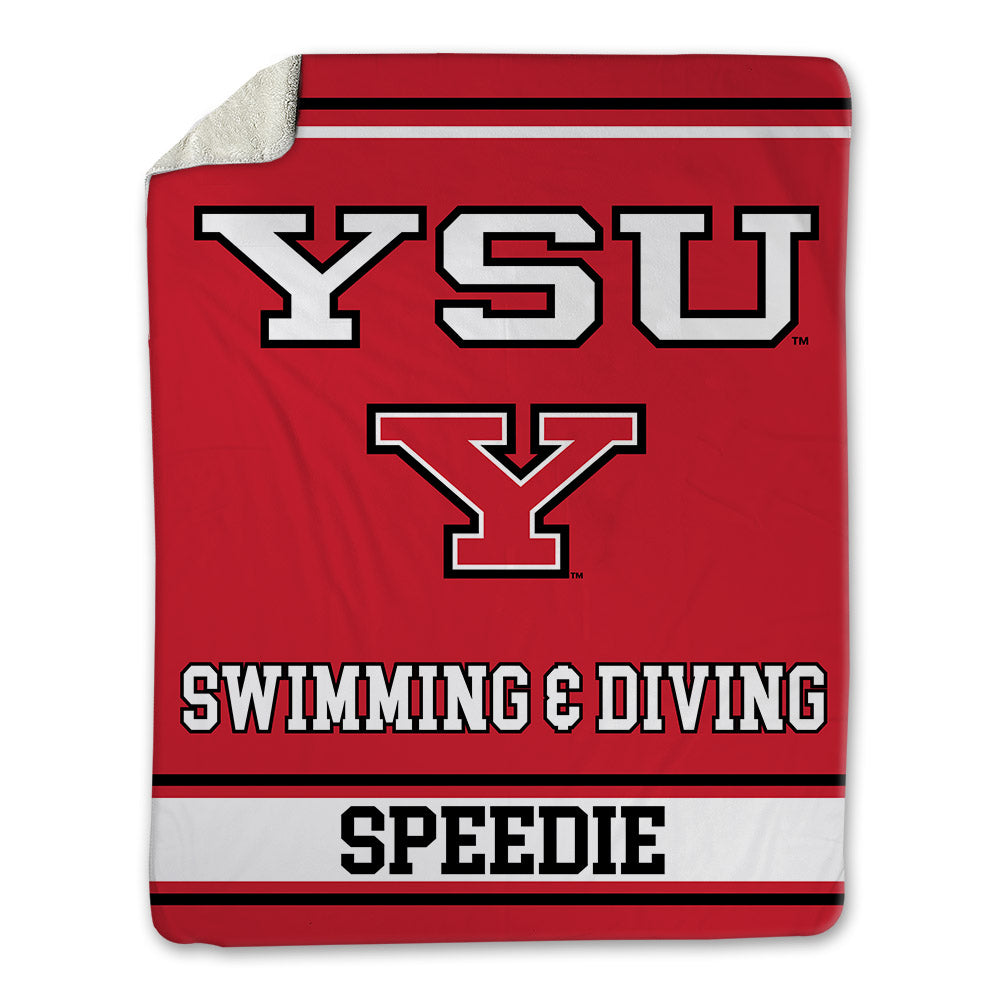 Youngstown State - NCAA Men's Swimming & Diving : Adam Speedie - Blanket-0