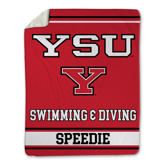 Youngstown State - NCAA Men's Swimming & Diving : Adam Speedie - Blanket-0