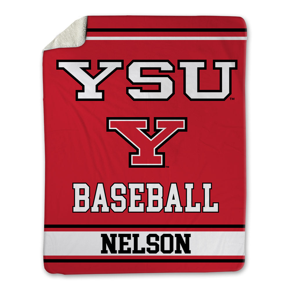 Youngstown State - NCAA Baseball : Braylon Nelson - Blanket-0