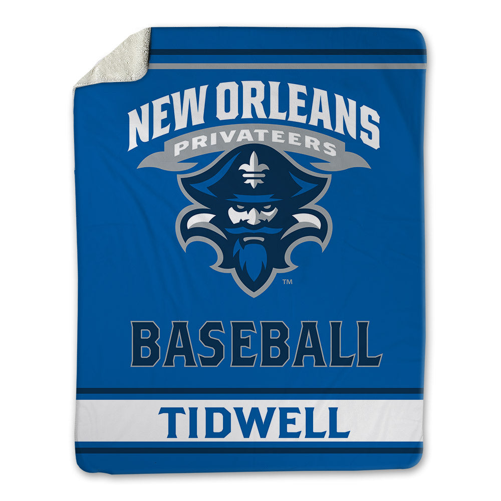 New Orleans - NCAA Baseball : Eli Tidwell - Blanket-0
